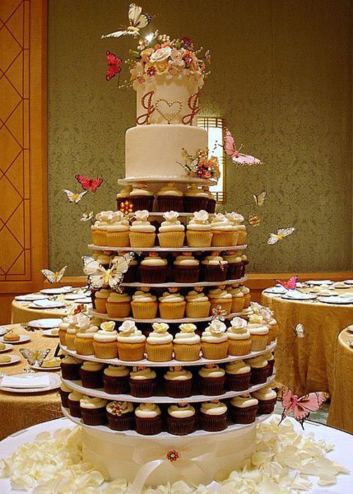Modelos de bolo de chá de panela & casamento # 3