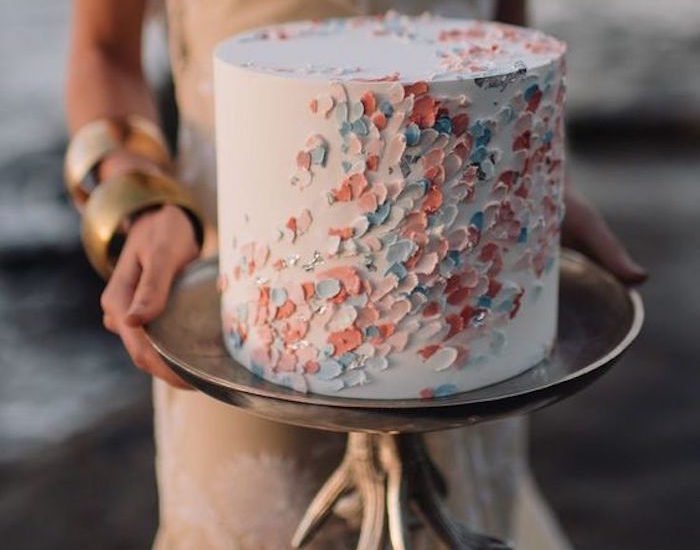 bolos de um andar em casamento
