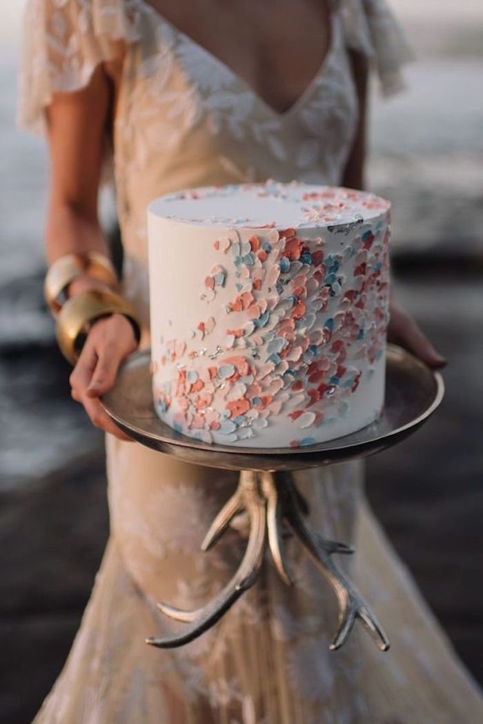 bolos de um andar em casamento