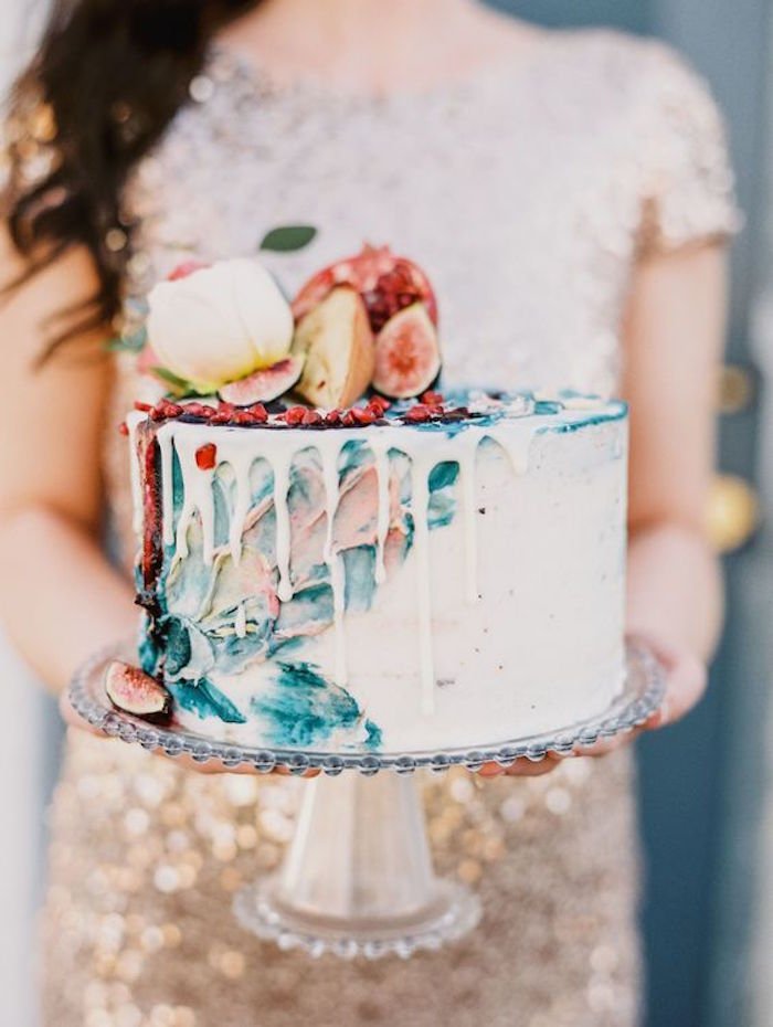 bolos de um andar em casamentos